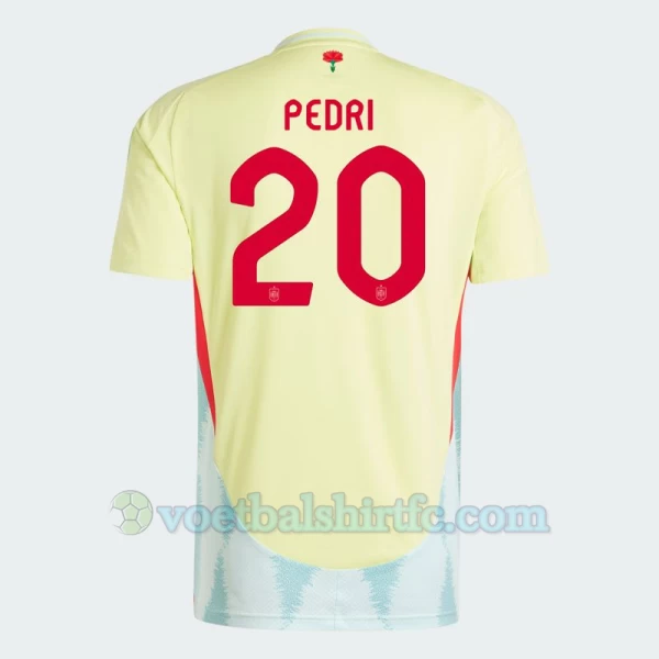 Pedri #20 Spanje Voetbalshirt EK 2024 Uittenue Heren