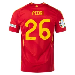 Pedri #26 Spanje Voetbalshirt EK 2024 Thuistenue Heren