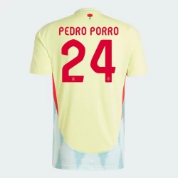 Pedro Porro #24 Spanje Voetbalshirt EK 2024 Uittenue Heren