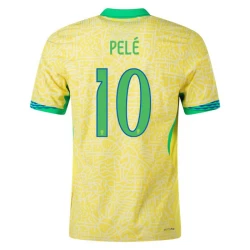 Pele #10 Brazilië Voetbalshirt Copa America 2024 Thuistenue Heren