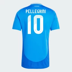 Pellegrini #10 Italië Voetbalshirt EK 2024 Thuistenue Heren