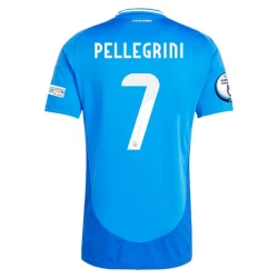 Pellegrini #7 Italië Voetbalshirt EK 2024 Thuistenue Heren