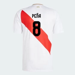 Pena #8 Peru Voetbalshirt Copa America 2024 Thuistenue Heren
