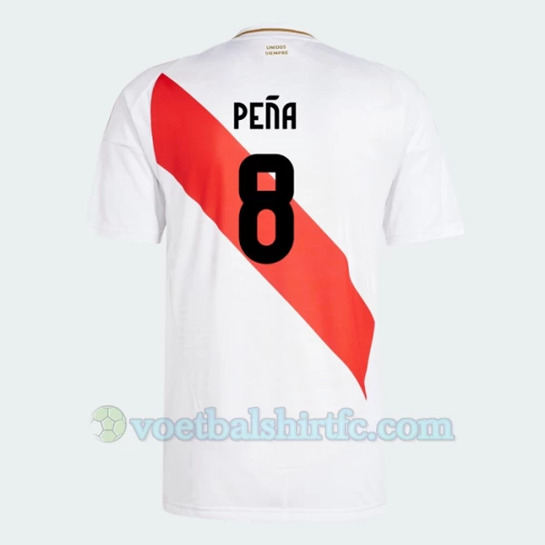 Pena #8 Peru Voetbalshirt Copa America 2024 Thuistenue Heren