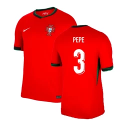 Pepe #3 Portugal Voetbalshirt EK 2024 Thuistenue Heren