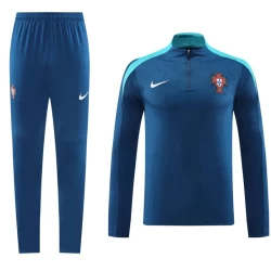 Portugal Trainingsshirt Set 2024 Blauw