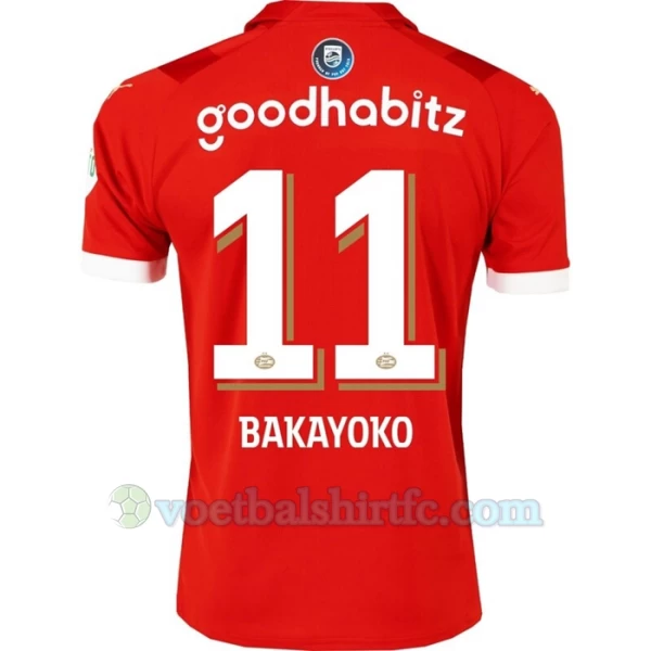 PSV Eindhoven Bakayoko #11 Voetbalshirt 2023-24 Thuistenue Heren