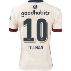PSV Eindhoven Voetbalshirt 2023-24 Tillman #10 Uittenue Heren