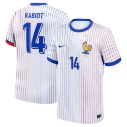 Rabiot #14 Frankrijk Voetbalshirt EK 2024 Uittenue Heren