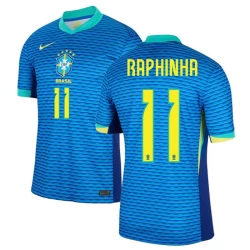 Raphinha #11 Brazilië Voetbalshirt Copa America 2024 Uittenue Heren