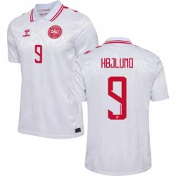 Rasmus Højlund #9 Denemarken Voetbalshirt EK 2024 Uittenue Heren