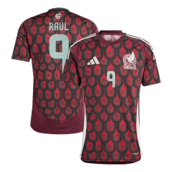 Raul #9 Mexico Voetbalshirt Copa America 2024 Thuistenue Heren