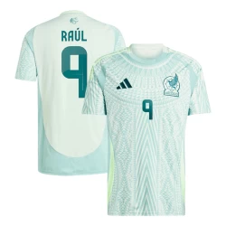 Raul #9 Mexico Voetbalshirt Copa America 2024 Uittenue Heren