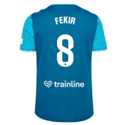 Real Betis Voetbalshirt Fekir #8 2024-25 Thirdtenue Heren