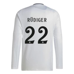 Real Madrid Antonio Rudiger #22 Voetbalshirt 2024-25 Thuistenue Heren Lange Mouw