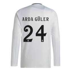 Real Madrid Arda Guler #24 Voetbalshirt 2024-25 Thuistenue Heren Lange Mouw