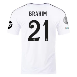 Real Madrid Brahim #21 Voetbalshirt 2024-25 HP Thuistenue Heren