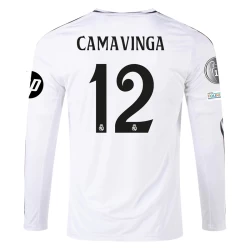 Real Madrid Carvajal #12 Voetbalshirt 2024-25 HP Thuistenue Heren Lange Mouw