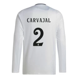 Real Madrid Carvajal #2 Voetbalshirt 2024-25 Thuistenue Heren Lange Mouw