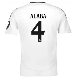 Real Madrid David Alaba #4 Voetbalshirt 2024-25 HP Thuistenue Heren