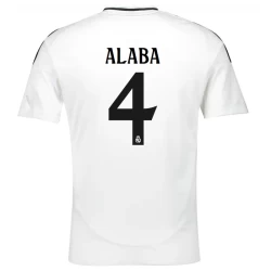 Real Madrid David Alaba #4 Voetbalshirt 2024-25 Thuistenue Heren