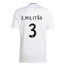 Real Madrid E. Militao #3 Voetbalshirt 2024-25 Thuistenue Heren