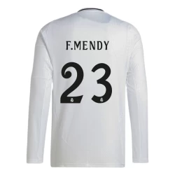 Real Madrid F. Mendy #23 Voetbalshirt 2024-25 Thuistenue Heren Lange Mouw