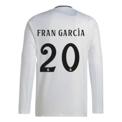 Real Madrid Fran Garcia #20 Voetbalshirt 2024-25 Thuistenue Heren Lange Mouw