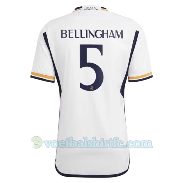 Real Madrid Jude Bellingham #5 Voetbalshirt 2023-24 Thuistenue Heren