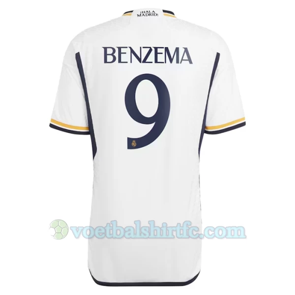 Real Madrid Karim Benzema #9 Voetbalshirt 2023-24 Thuistenue Heren