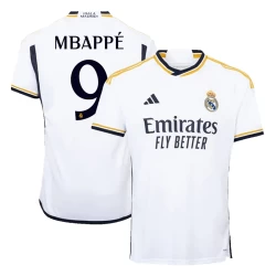Real Madrid Kylian Mbappé #9 Voetbalshirt 2023-24 Thuistenue Heren