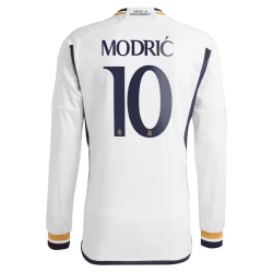 Real Madrid Luka Modrić #10 Voetbalshirt 2023-24 Thuistenue Heren Lange Mouw