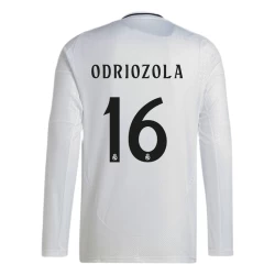 Real Madrid Odriozola #16 Voetbalshirt 2024-25 Thuistenue Heren Lange Mouw