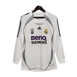 Real Madrid Retro Shirt 2006-07 Thuis Heren Lange Mouw