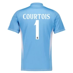 Real Madrid Thibaut Courtois #1 Voetbalshirt 2024-25 Keeper Thuistenue Heren