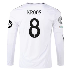 Real Madrid Toni Kroos #8 Voetbalshirt 2024-25 HP Thuistenue Heren Lange Mouw