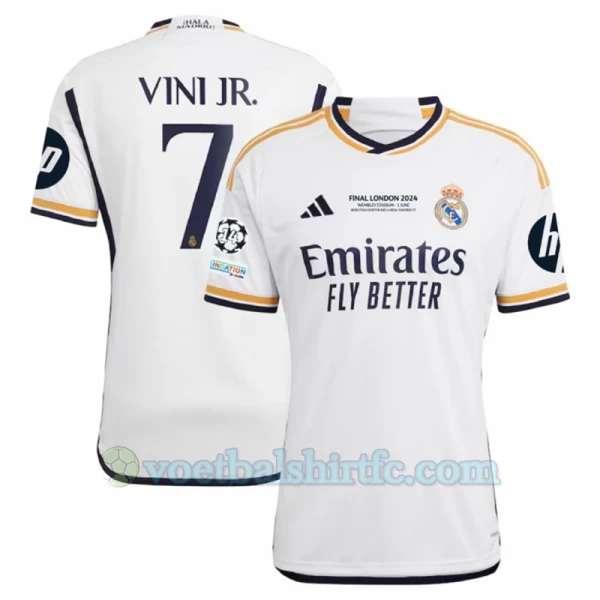 Real Madrid Vinicius Junior #7 Voetbalshirt 2023-24 Final London HP Thuistenue Heren