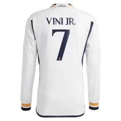 Real Madrid Vinicius Junior #7 Voetbalshirt 2023-24 Thuistenue Heren Lange Mouw