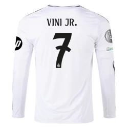 Real Madrid Vinicius Junior #7 Voetbalshirt 2024-25 HP Thuistenue Heren Lange Mouw
