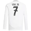 Real Madrid Vinicius Junior #7 Voetbalshirt 2024-25 Thuistenue Heren Lange Mouw