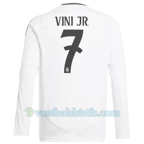 Real Madrid Vinicius Junior #7 Voetbalshirt 2024-25 Thuistenue Heren Lange Mouw