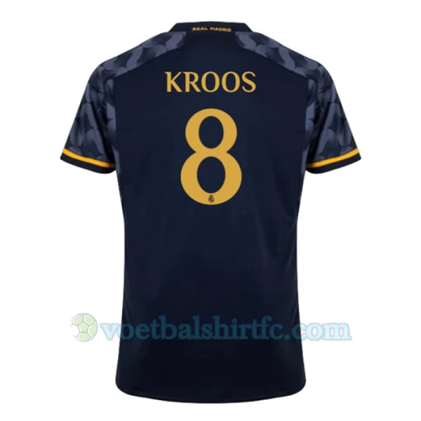 Real Madrid Voetbalshirt 2023-24 Toni Kroos #8 Uittenue Heren