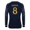 Real Madrid Voetbalshirt 2023-24 Toni Kroos #8 Uittenue Heren Lange Mouw