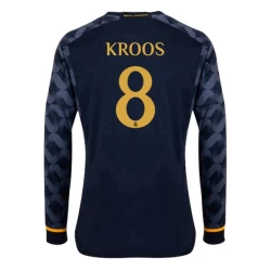 Real Madrid Voetbalshirt 2023-24 Toni Kroos #8 Uittenue Heren Lange Mouw