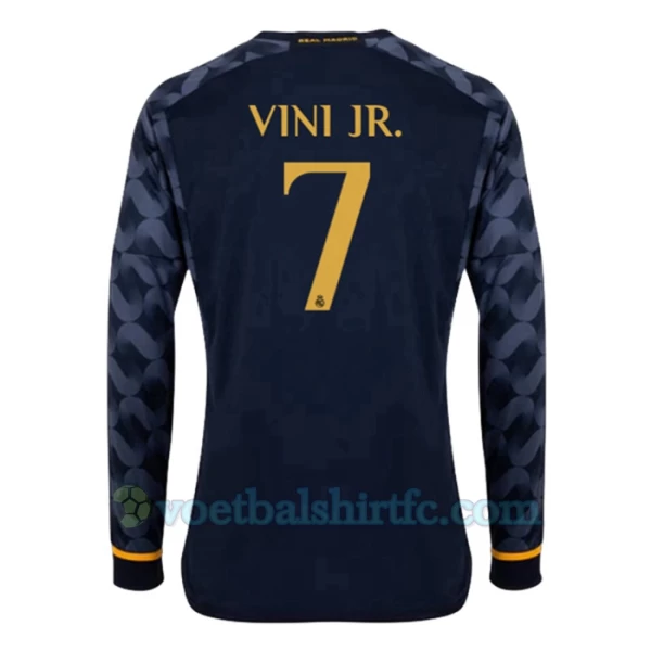 Real Madrid Voetbalshirt 2023-24 Vinicius Junior #7 Uittenue Heren Lange Mouw