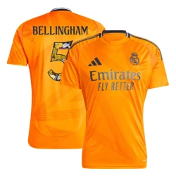 Real Madrid Voetbalshirt 2024-25 Bear Champ Font Jude Bellingham #5 Uittenue Heren