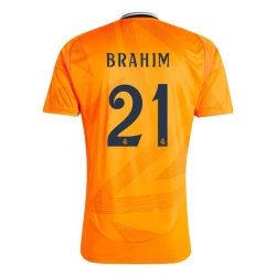 Real Madrid Voetbalshirt 2024-25 Brahim #21 Uittenue Heren