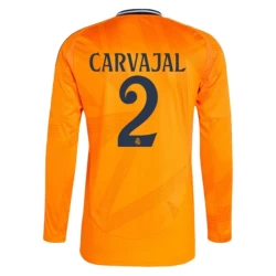 Real Madrid Voetbalshirt 2024-25 Carvajal #2 Uittenue Heren Lange Mouw