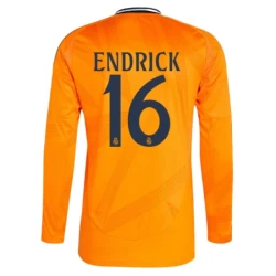 Real Madrid Voetbalshirt 2024-25 Endrick #16 Uittenue Heren Lange Mouw