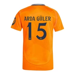 Real Madrid Voetbalshirt 2024-25 HP Arda Güler #15 Uittenue Heren